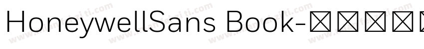HoneywellSans Book字体转换
